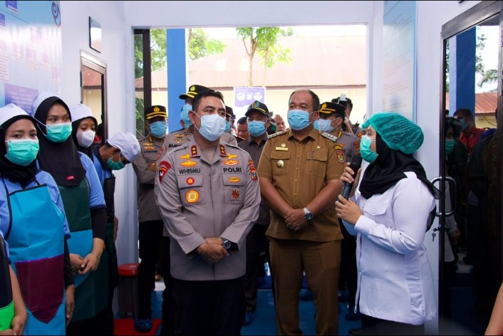 Bupati Asahan Dampingi Kapolda Sumut Resmikan Grand Launching Operasional SPPG Polres Asahan