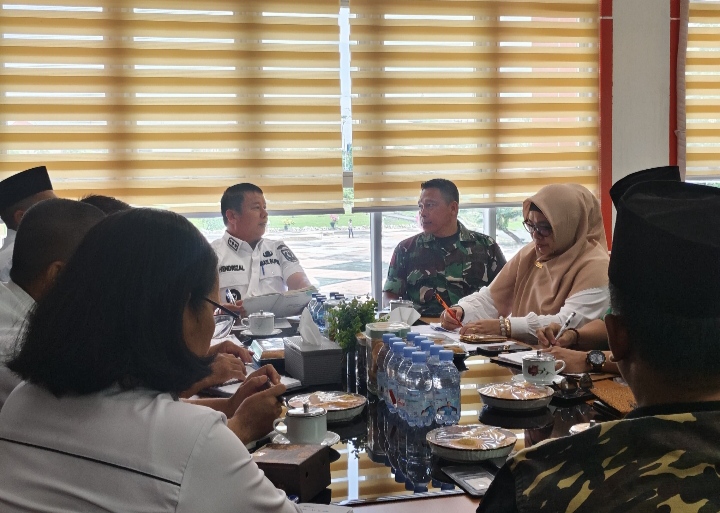 Dandim 0302/Inhu - Kuansing DiwakiliOleh Pasi Ter Hadiri Rapat Persiapan Hari Santri Nasional
