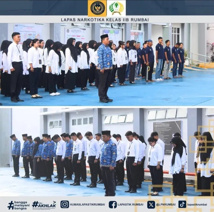 Semangat Bela Negara Menggema di Lembaga Pemasyarakatan Narkotika Kelas IIB Rumbai