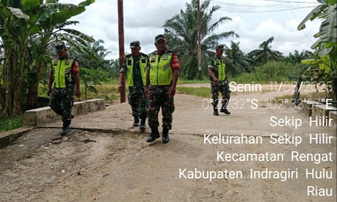 Jaga Lingkungan Dan Larang Masyarakat Untuk Membuka Lahan dengan Cara Dibakar Ini Kata Serka Sakimin.