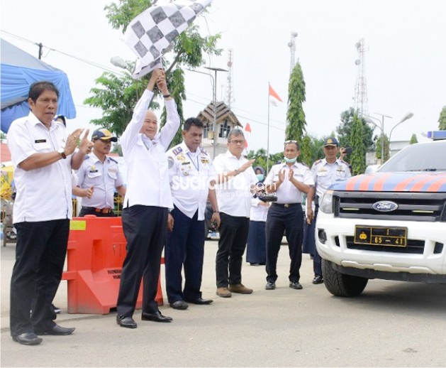 Bupati Aceh Tamiang,  Launching Perdana Jalur Lalulintas Baru Dalam Rekayasa Lalulintas