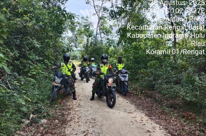 Laksanakan Komsos Di Desa Alang Kepayang Himbau Warganya Cegah Karhutla, Ini Pejelasan Babinsanya