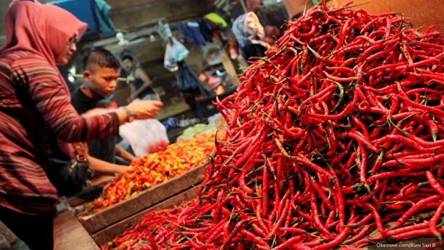 Cabe Merah Picu Inflasi di Riau