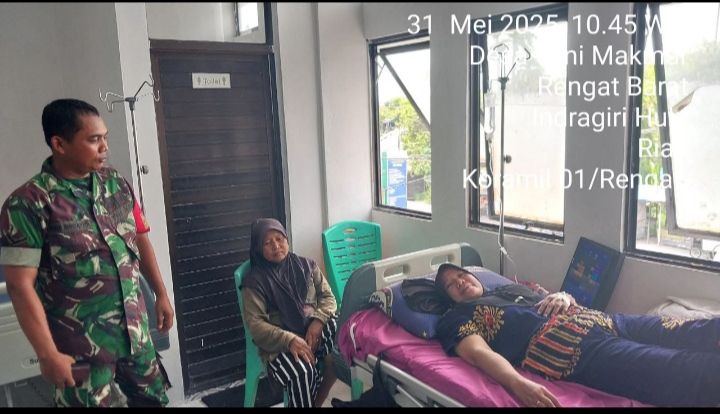 Kepedulian Sosial  Diwilayah Binannya Babinsa Selalu Ada Untuk Warganya