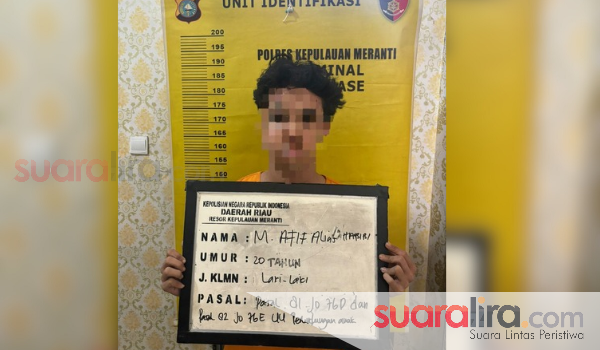 Diduga Cabuli Seorang Pelajar di Hotel Melati, Pemuda di Meranti Ditangkap Polisi