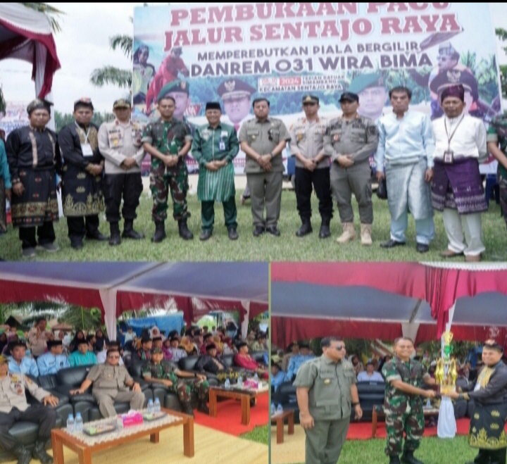 Festival Pacu Jalur Tradisional Rebutkan Piala Bergilir Danrem 031/WB Ke. II Tahun 2024 Resmi Dibuka.