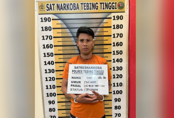 Polres Tebing Tinggi Ungkap Kasus Sabu, Residivis dan 95 Gram Sabu Diamankan di Damar Sari
