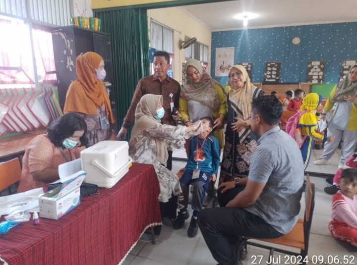 SDN 90 Pekanbaru Laksanakan PIN POLIO