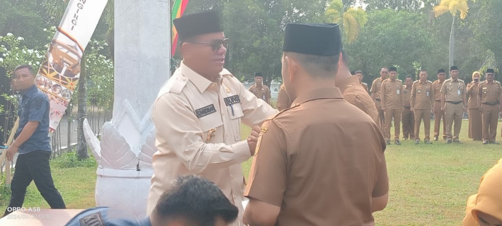 Penyerahan Kendaraan Dinas Dan Rumah Dinas Bupati Ke Pejabat PJ Sekda Kuansing dr H Fahdiansyah SpOG