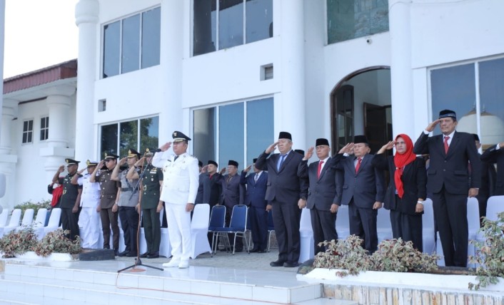 Wakil Bupati Asahan Pimpin Upacara Otonomi Daerah