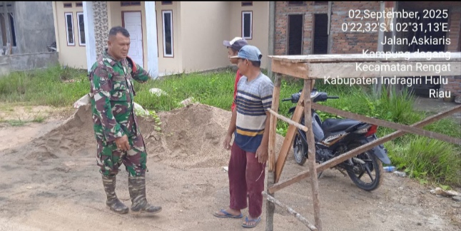 Babinsa Mengharapkan Agar Masyakat Tetap Peduli Situasi Yang Berkembang juga Antar Sesama