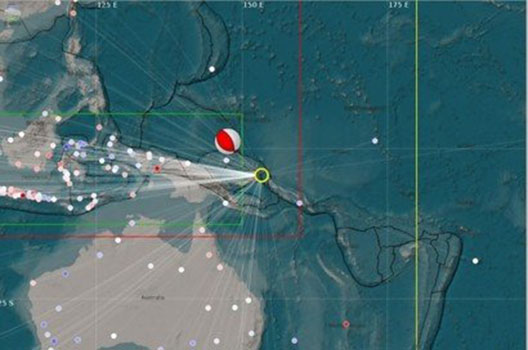 Gempa Papua Nugini Tak Berpotensi Tsunami di Wilatah Infonesia