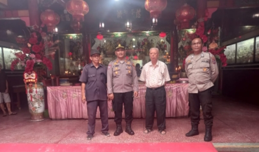 Jelang Imlek 2576, Polres Tebing Tinggi Sambang ke Pengurus Vihara