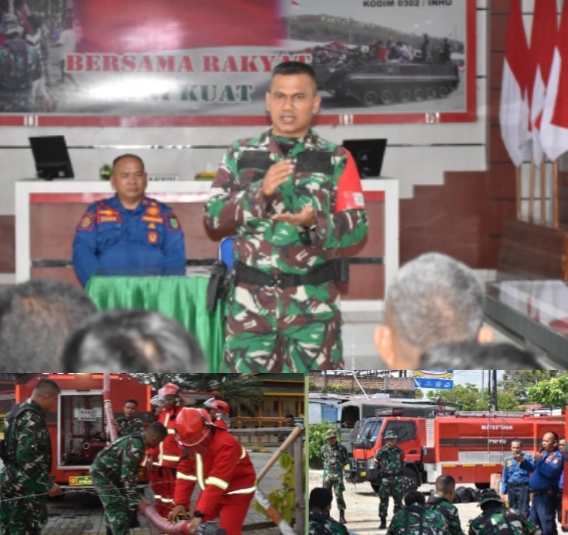 Hadapi Situasi Darurat Kebakaran Pasi OPS Gelar Kegiatan Pencegahan Serta Langkah Penangananya