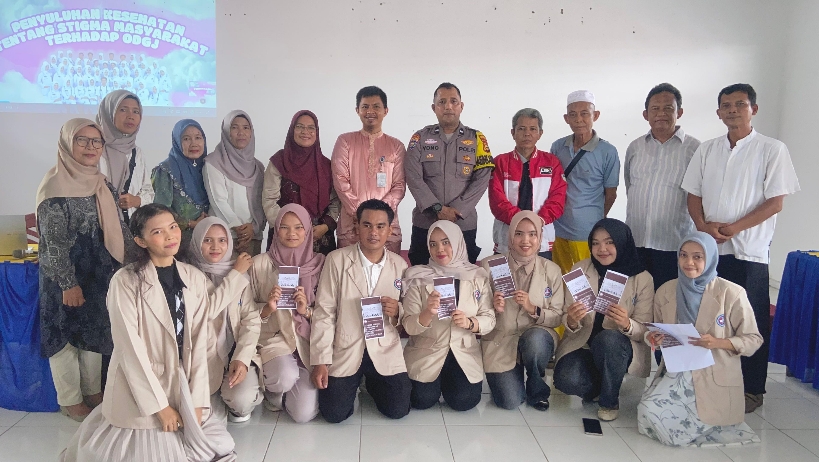 Stikes PMC Beri Penyuluhan Tentang Stigma Masyarakat Terhadap ODGJ di Kelurahan Sukajadi
