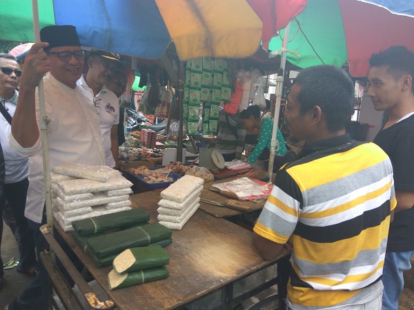 Cagub Banten Wahidin Halim Soroti Pemberdayaan Pasar Tradisional