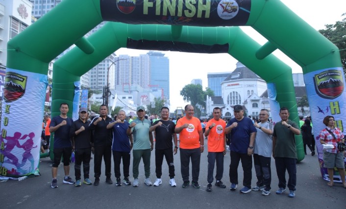 Bupati Asahan Ikuti Bukit Barisan Fun Run 5K