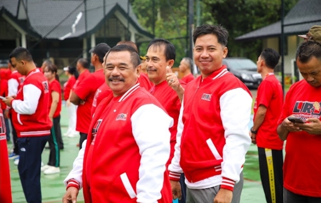 Giat Outbond di Rakernas LIRA, Bangun Kekompakan LIRA se Indonesia