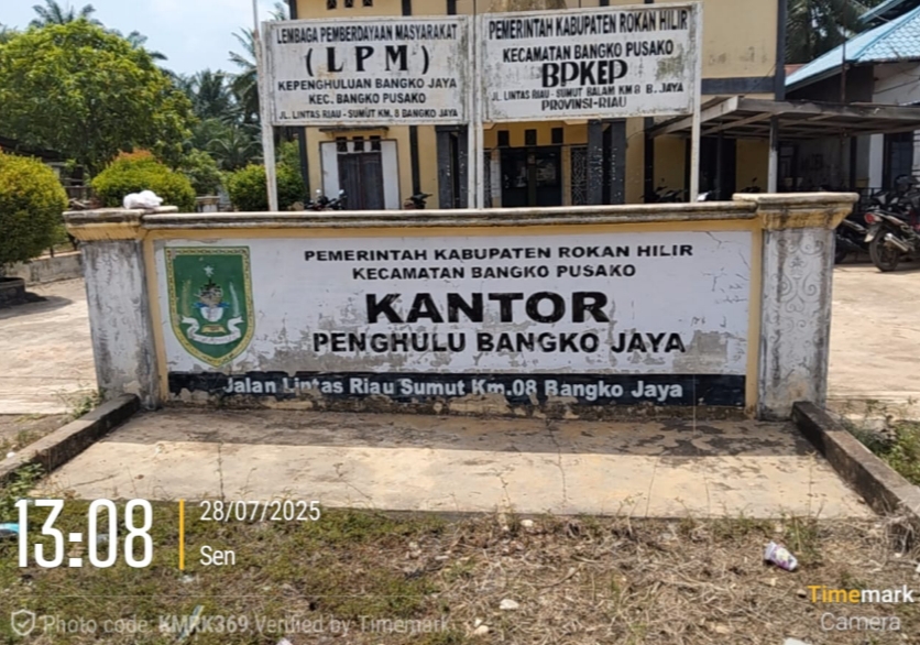 Kepala Desa Bangko Jaya Definitif Berstatus PNS, Menjabarkan DD dan ADK