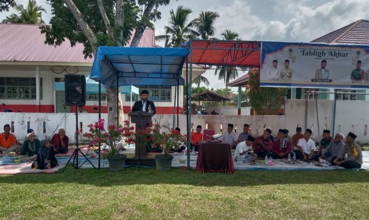 Tingkatkan Imtaq ,Pemuda Pemudi Prakarsai Kegiatan Tabliqh Akbar Desa Kampung Pulau.