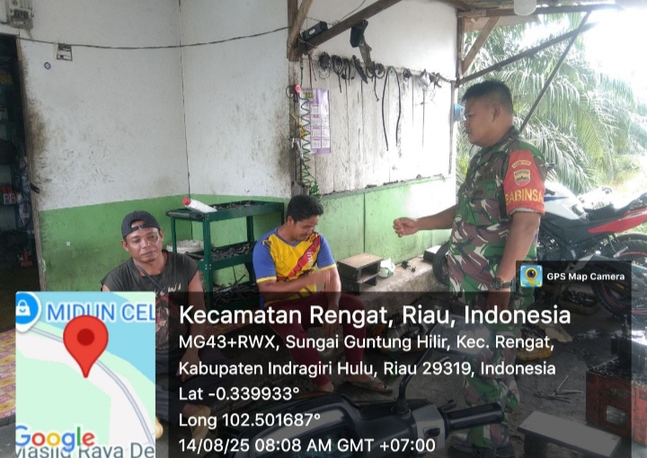 Melalui Komsos Adalah Media Babinsa Untuk Jalin Silaturahmi Bersaman Warga Binaan