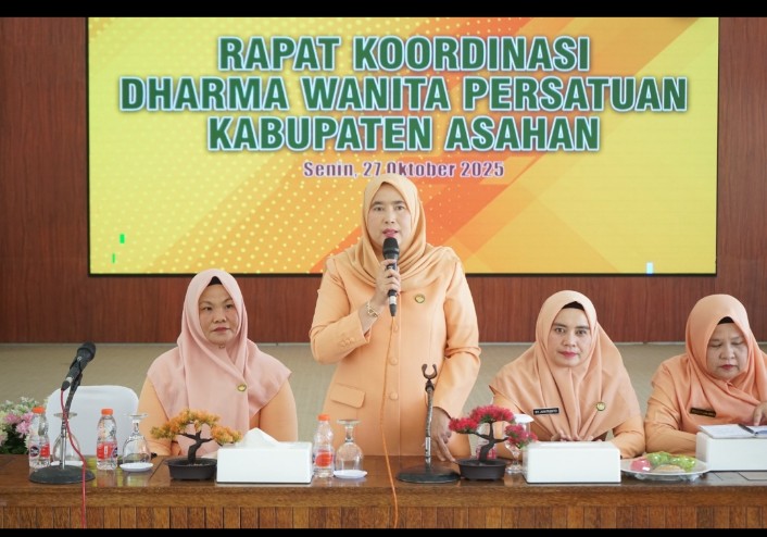 Dharma Wanita Persatuan Kabupaten Asahan Gelar Rapat Koordinasi Untuk Perkuat Sinergi Dan Program Kerja Tahun 2025