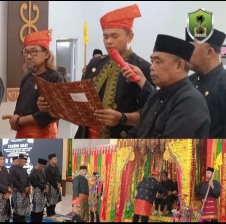 Dikukuhkan Tameng Adat Kec Rengat Barat Dapat Jaga Nilai nilai Adat Serta Perlindungan, Kehormatan,Kearifan lokal.