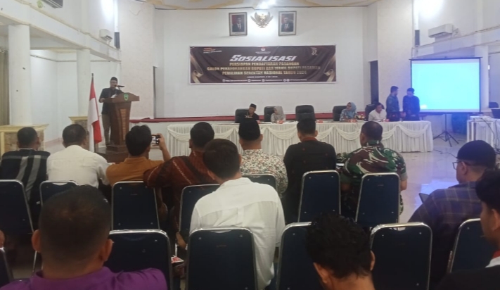 KPU Pasaman Laksanakan Sosialisasi Calon Perorangan Bupati dan Wakil Bupati