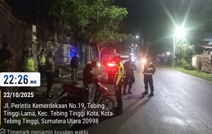 Warga Laporkan Aksi Tawuran, Polres Tebing Tinggi Gerak Cepat Amankan Situasi