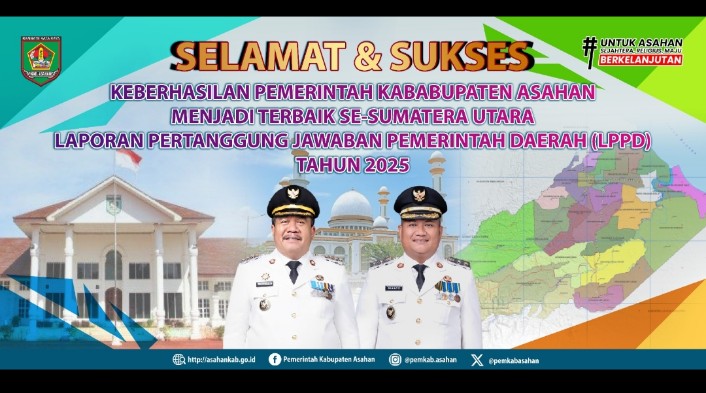 Kabupaten Asahan LPPD Terbaik Se-Sumatera Utara