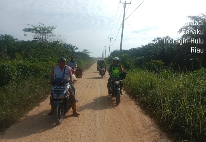 Anggota Koramil 01/Rengat Rutin Melaksakan Patroli dan Sosialisasi Untu Cegah Karhutla