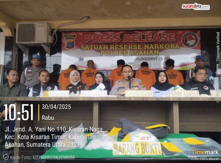 Sat Res Narkoba Polres Asahan Berhasil Amankan 1 Orang Kurir Kokain