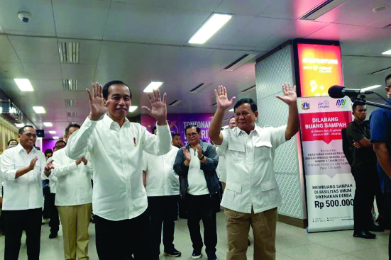 Prabowo: Selamat Bekerja Pak Jokowi...