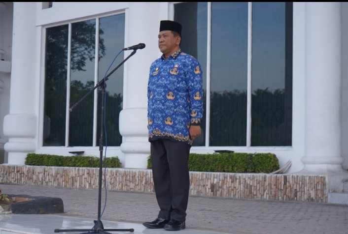 Asisten Pemerintahan Dan Kesejahteraan Rakyat Kabupaten Asahan Pimpin Apel Perdana Hari Kesadaran Nasional 2026