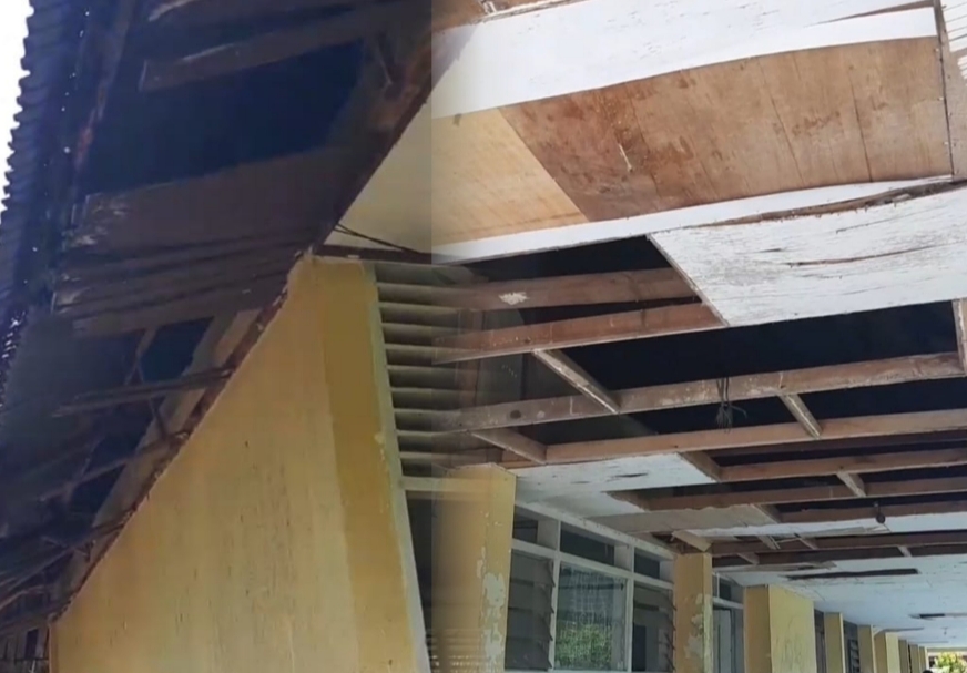 Bangunan Rusak, SMP Negeri 1 Kampar Kiri Hilir Butuh Renovasi Segera