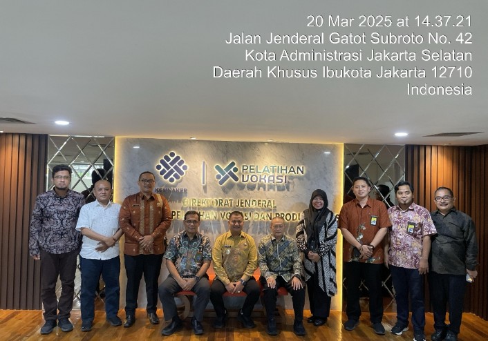 Wakil Bupati  Berkunjung Ke Ditjend Pembinaan, Pelatihan, Vokasi Dan Produktivitas Kemenaker RI