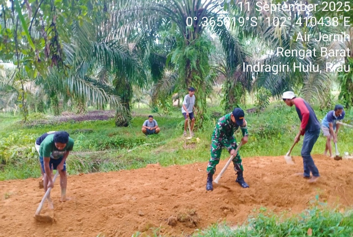 Budaya Goro Harus Ditingkatkan Babinsa Turun Ajak Masyarakatnya di Wilayah Binaan