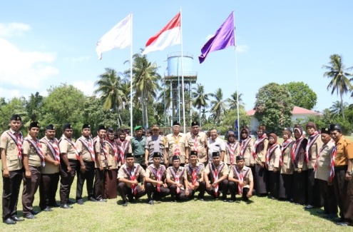 Bupati Lantik Pengurus Kwartir Ranting di Jajaran Kwarcab Gerakan Pramuka Sergai