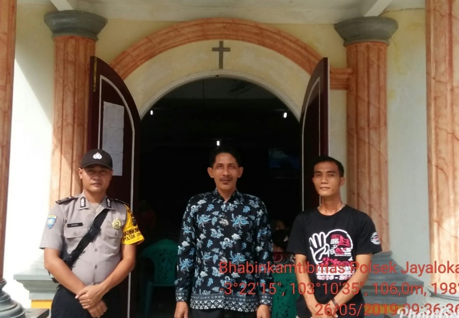 Jaga Kamtibmas ,Polres Mura Lakasankan Patroli Rutin Di Sejumlah Gereja