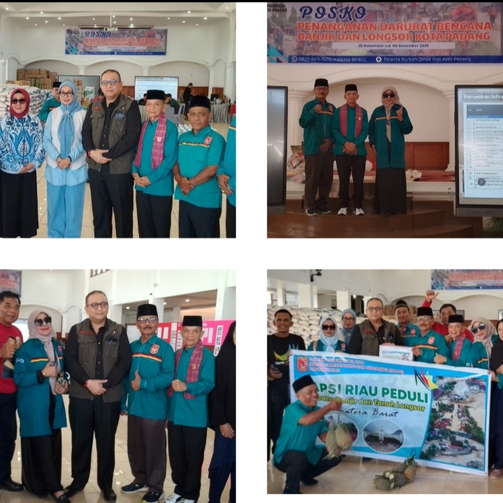 DPW IFAPSI Riau dan DPD Kab.Bengkalis Duri Antar Bantuan Bencana Banjir Kota Padang