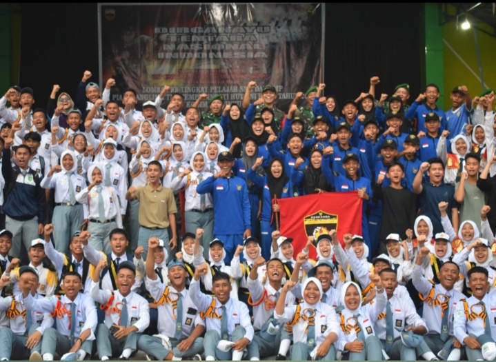 SMK N I PP Dan SMP TQ Alfalah Indragiri Juara 1 Pada Lomba PBB Piala Panglima HUT TNI Ke-79 Kodim 0320/Inhu.