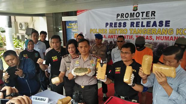 2 Bandar Narkoba di Tangerang Ditangkap, Ganja 7 Kg Disita