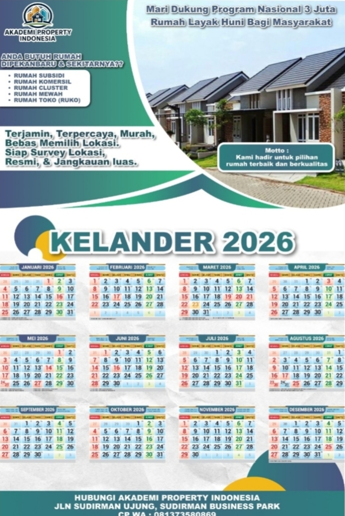 Dalam Menyongsong Tahun 2026 API ASPRUMNAS Riau SiapkanI Ratusan Kalender Gratis Bagi Masyarakat