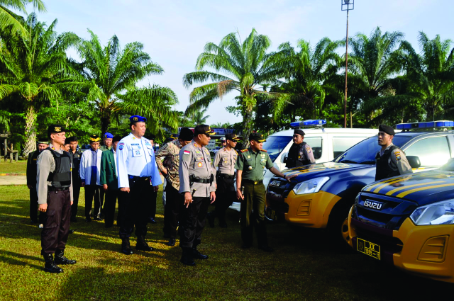 Polres Tebing Tinggi Gelar Pasukan Pengamanan Pemilu 2019