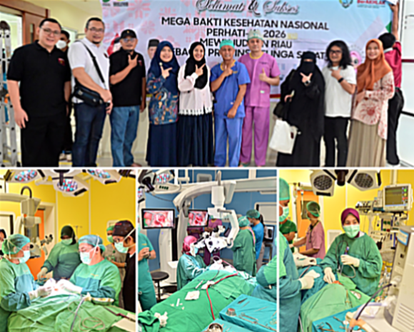 RSUD Arifin Achmad Jadi Pusat Bakti Kesehatan THT Nasional, 17 Pasien Jalani Operasi