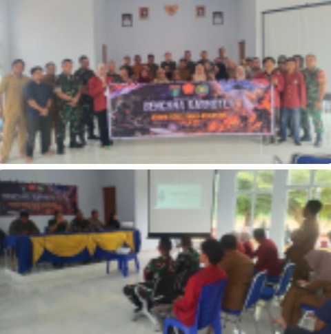 Cegah Karhutla, Tim Penyuluh Mabes TNI Turun Langsung Berikan Edukasi kepada Masyarakat Inhu