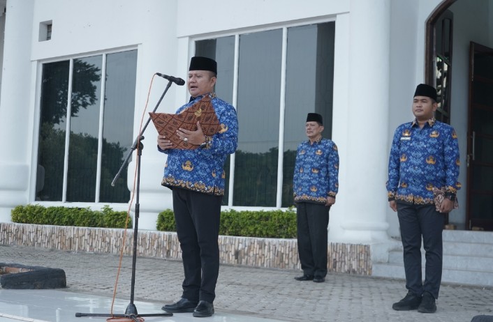 Wakil Bupati Asahan Pimpin Upacara HKN, Tekankan Pentingnya Disiplin ASN