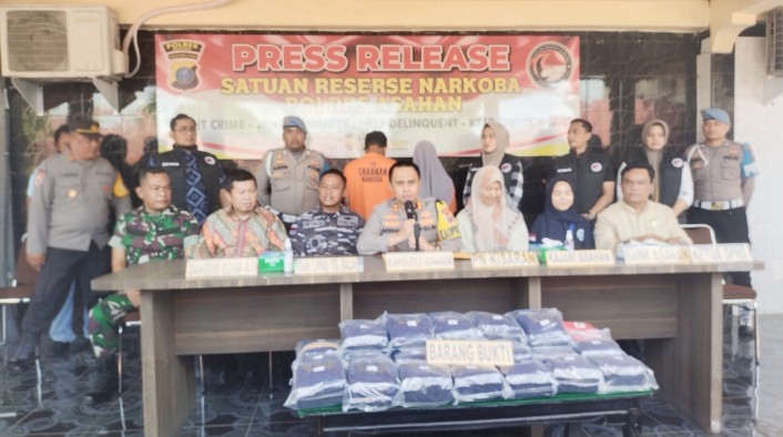 Sat Res Narkoba Polres Asahan Kembali Tangkap Transporter 25 Kg Sabu Pasangan Suami/Istri Warga Kota Tanjung Balai