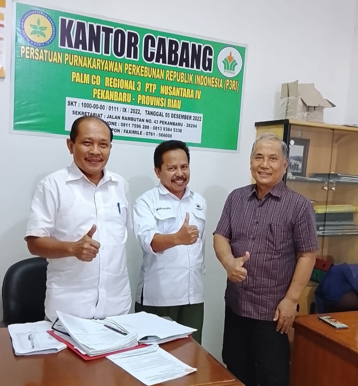 API ASPRUMNAS Riau Adakan Pertemuan dengan Koperasi Purnakarya Nusa Lima dI Kantor Pusat PTPN V