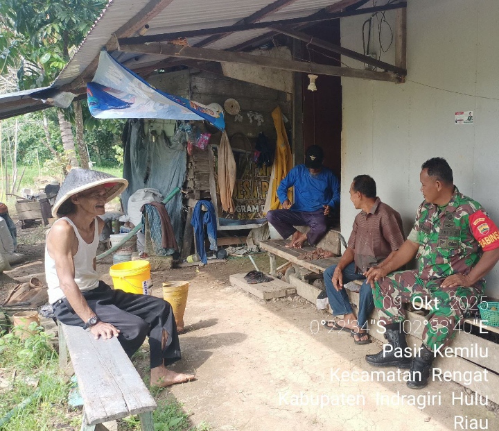 Tingkatkan Han Pangan Babinsa Beri Motivasi Dan Nilai Semangat Tinggi Kepada Kepotan